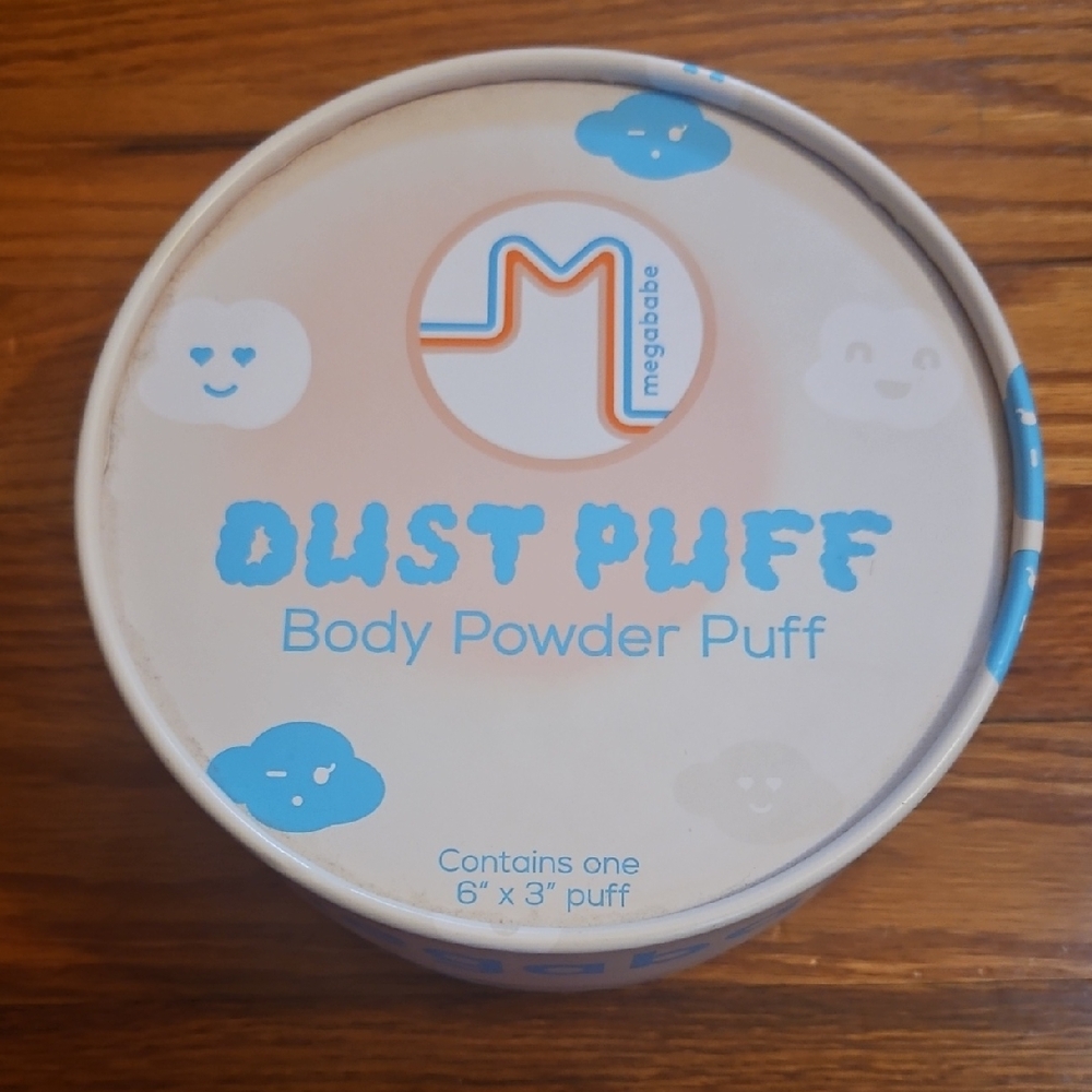Megababe Dust Puff Body Powder Puff - Oversize NIB